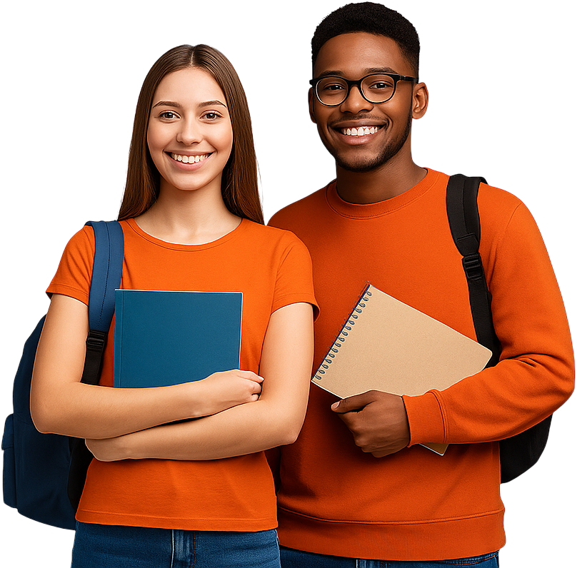 Students studying abroad